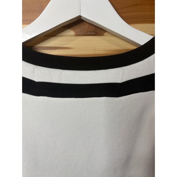 White House Black Market Colorblock Square Neck Womens Top XL - Picture 9 of 10